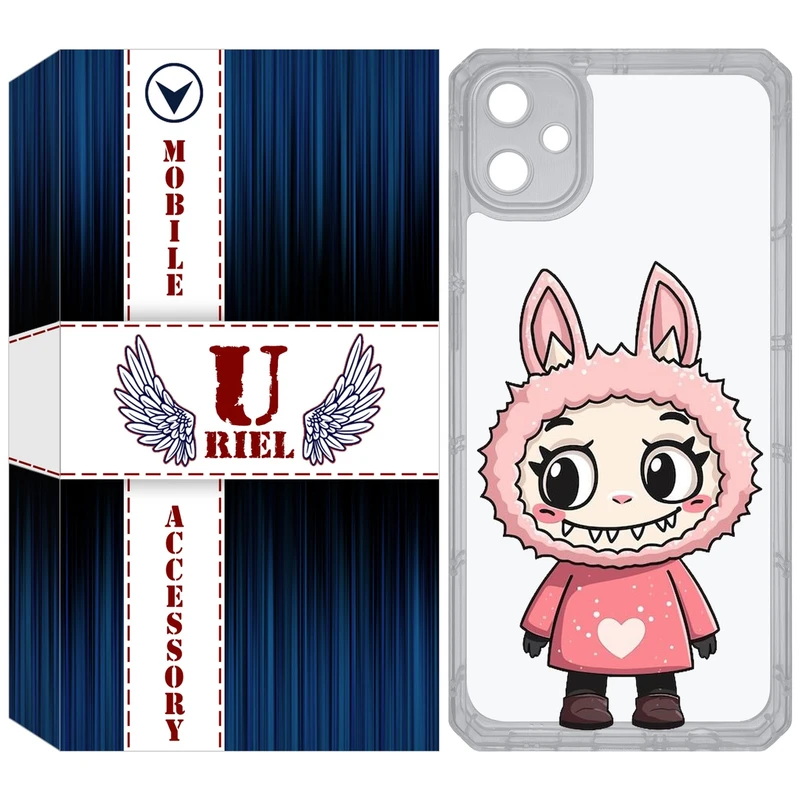 کاور یوریل مدل Clear کد 139 طرح لبوبو Labubu مناسب برای گوشی موبایل سامسونگ Galaxy A05