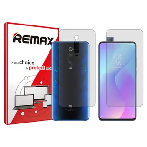 Remax HyGEL model transparent screen protector suitable for Xiaomi Mi 9T Pro mobile phone along with the back protector