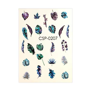 لنز ناخن مدل برگ انجیری کد207 