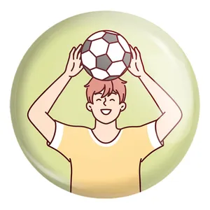 پیکسل خندالو طرح فوتبال Football کد 25959 مدل بزرگ