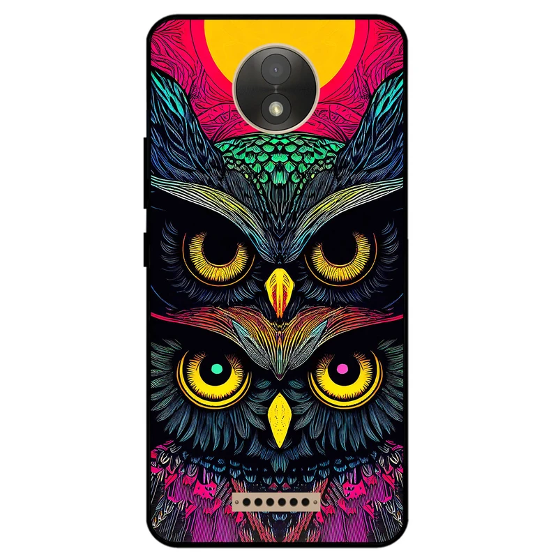 کاور مگافون طرح جغد مدل 1904 مناسب برای گوشی موبایل موتورولا Moto C