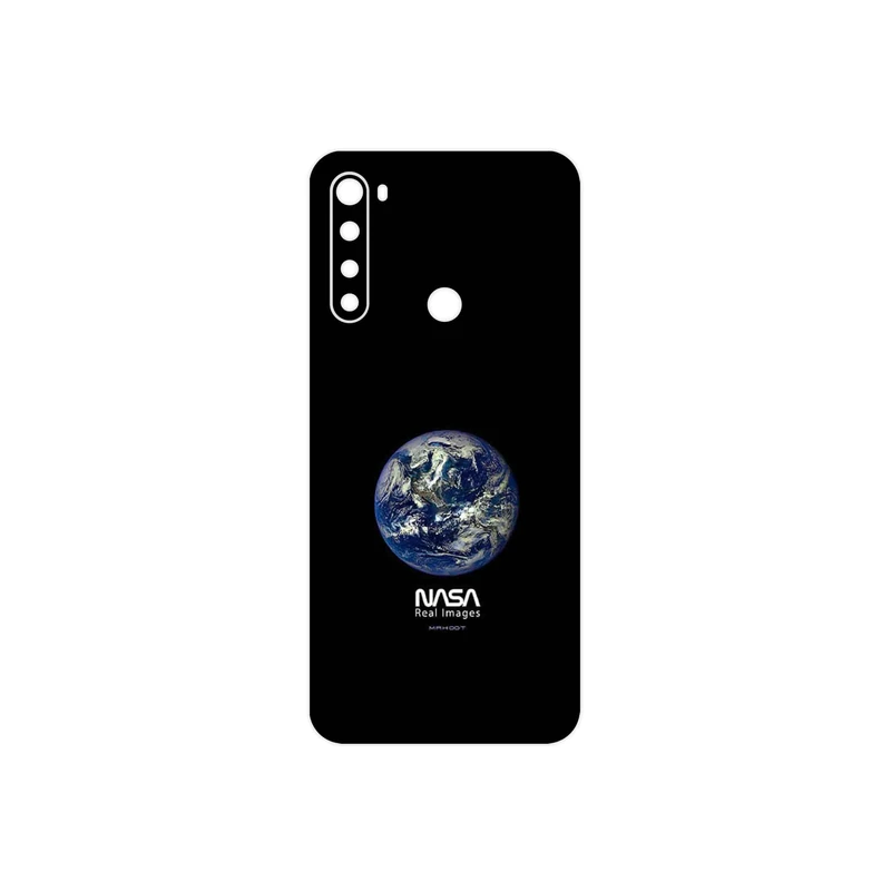 برچسب پوششی ماهوت مدل NASA Home Earth مناسب برای گوشی موبایل شیائومی Redmi Note 8T