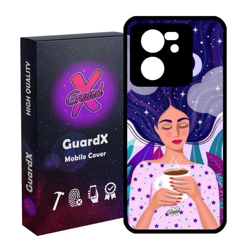 کاور گارد ایکس طرح Girl مدل Glass10658 مناسب برای گوشی موبایل شیائومی 13T/13T Pro/Redmi K60 Ultra