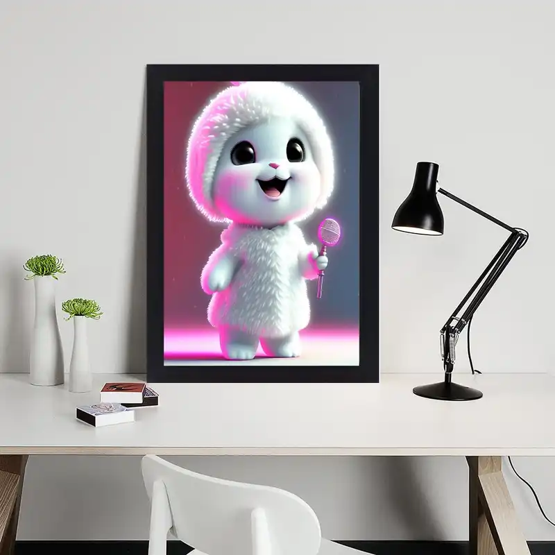 تابلو نوری گیم دکور طرح کودک مدل game13