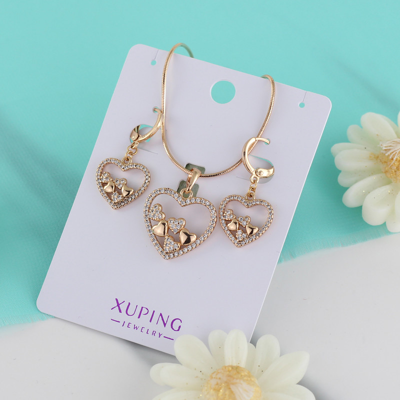 نیم ست زنانه ژوپینگ مدل قلب کد H201 نیم ست زنانه ژوپینگ مدل قلب کد H201