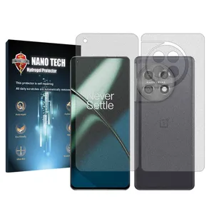 Nano tech matte screen protector suitable for OnePlus 11 mobile phone along with back of the phone