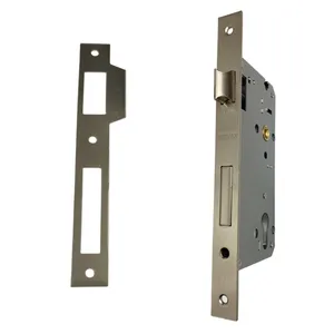 قفل در سوییچی کهن کد 7.5CM SS به همراه مقابل قفل