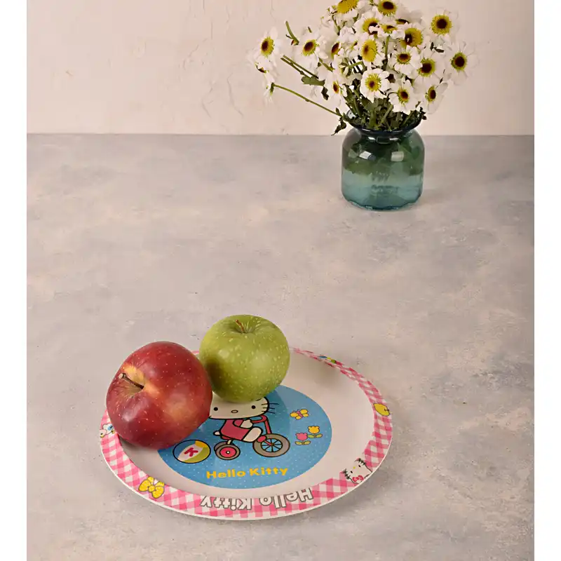 بشقاب کودک مهروز کد 5026 طرح کیتی