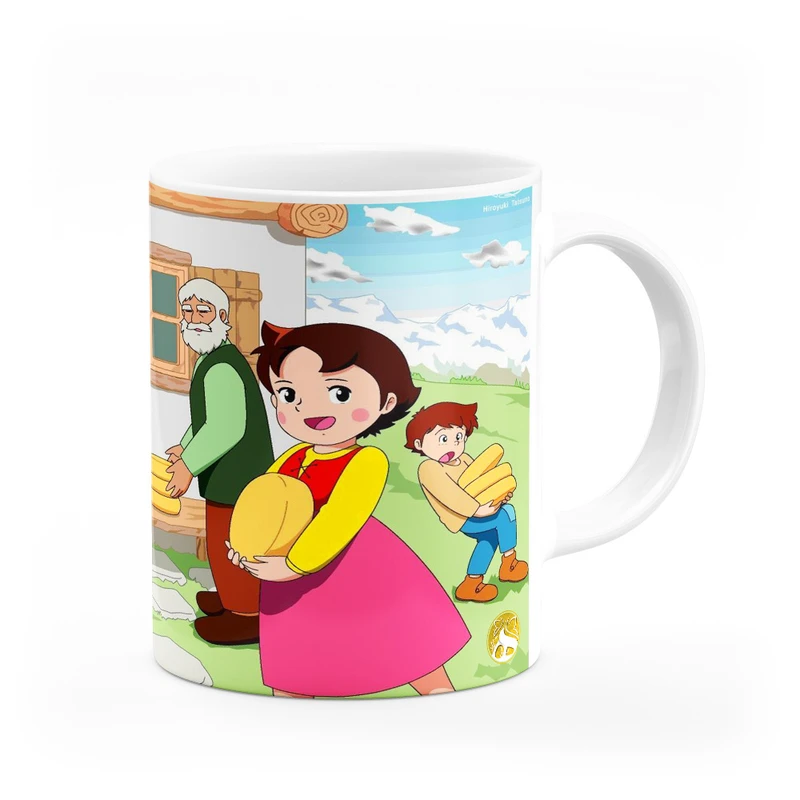 ماگ هومرو طرح انیمیشن هایدی دختر آلپ مدل MG3958