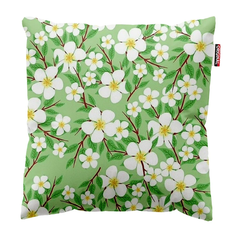  کوسن پاد آفرین طرح گل کد 2058 سایز 30*30 سانتی متر