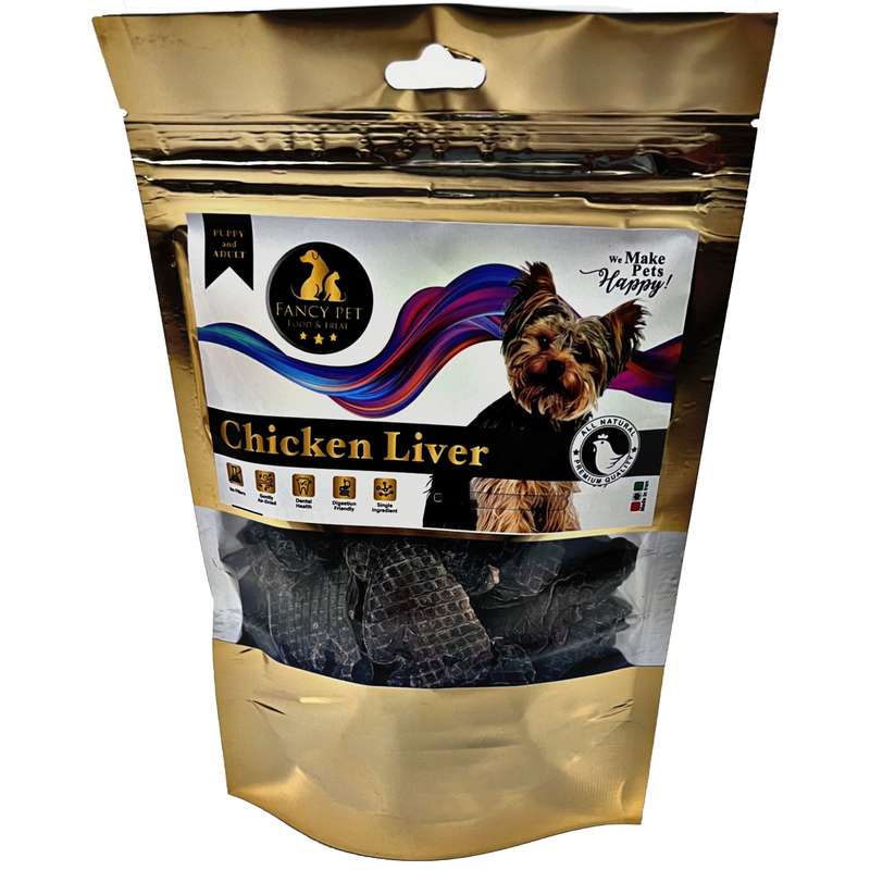 غذای تشویقی سگ فنسی پت مدل Chicken Liver وزن 100 گرم