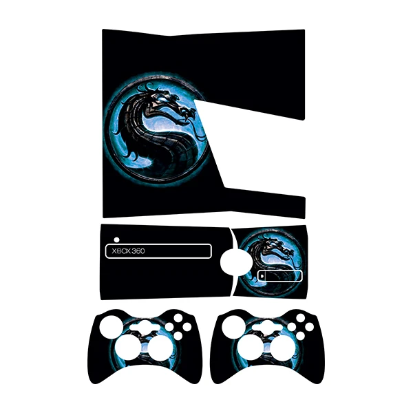 برچسب ایکس باکس 360 اسلیم توییجین وموییجین مدل MortalKombat 10 مجموعه 4 عددی