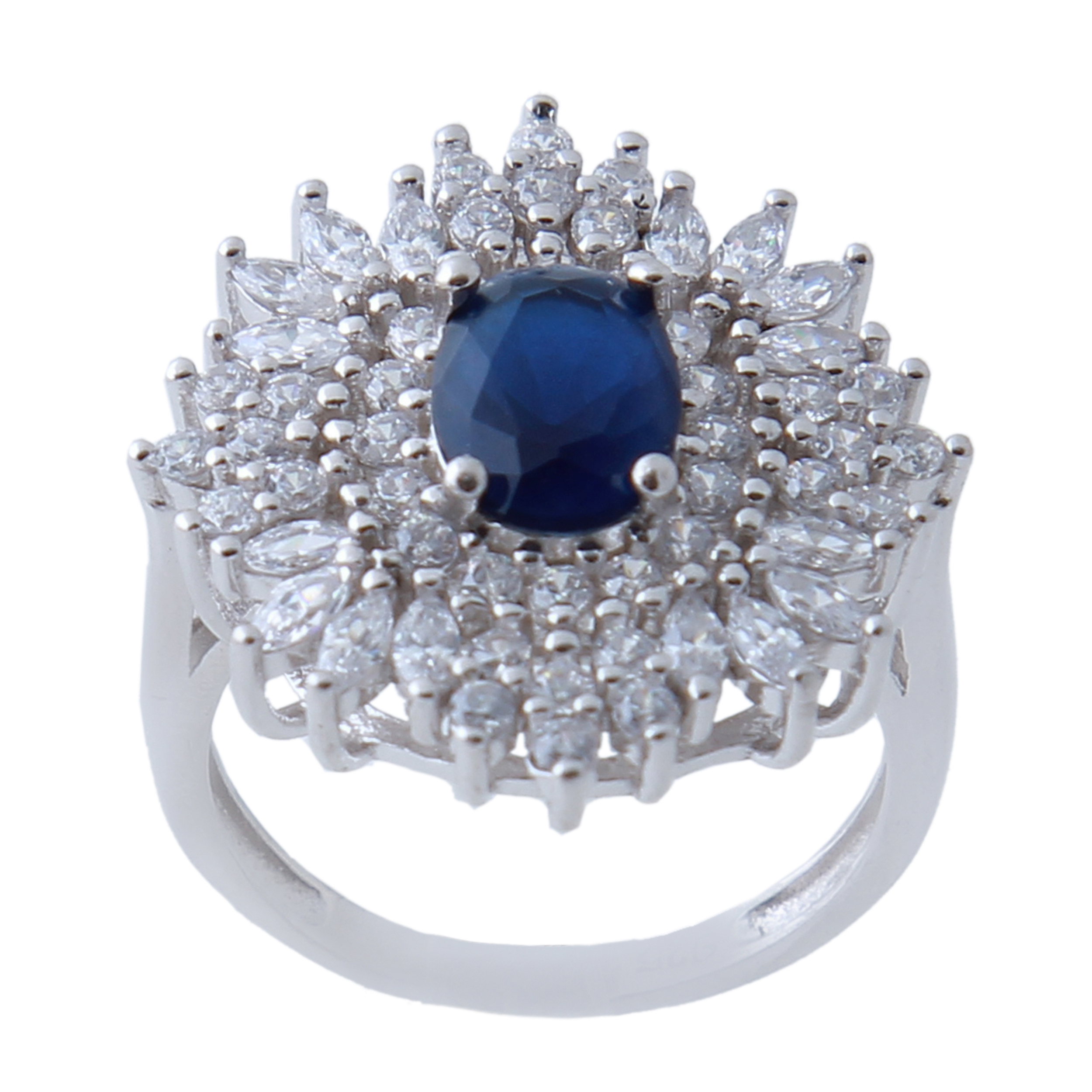   انگشتر نقره زنانه بازرگانی میلادی کد AWR_677