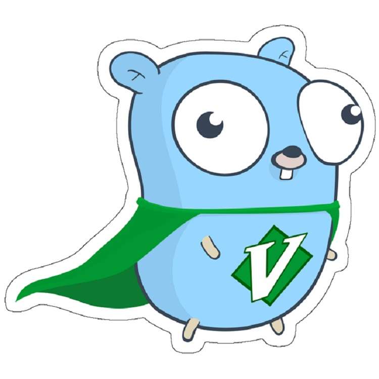 استیکر لپ تاپ مدل Go Vim Go