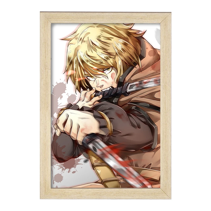 تابلو خندالو مدل تورفین انیمه حماسه وینلند Vinland Saga کد 27488