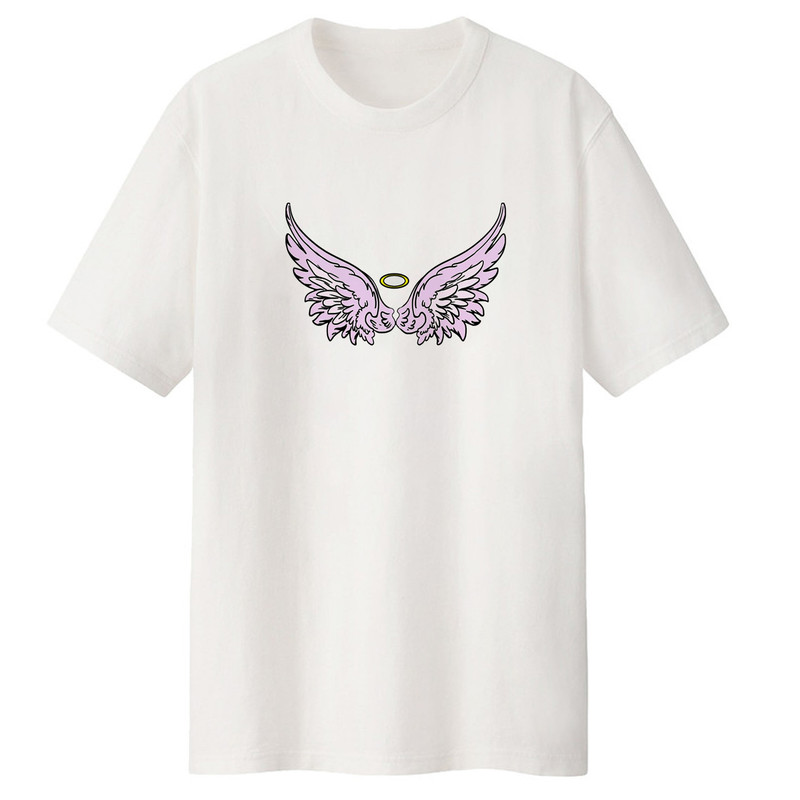 تی شرت لانگ آستین کوتاه زنانه مدل بال فرشته کد LL176 S