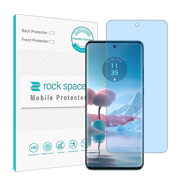 محافظ صفحه نمایش ضد اشعه آبی راک اسپیس مدل HyBLU مناسب برای گوشی موبایل موتورولا Edge 40 Neo