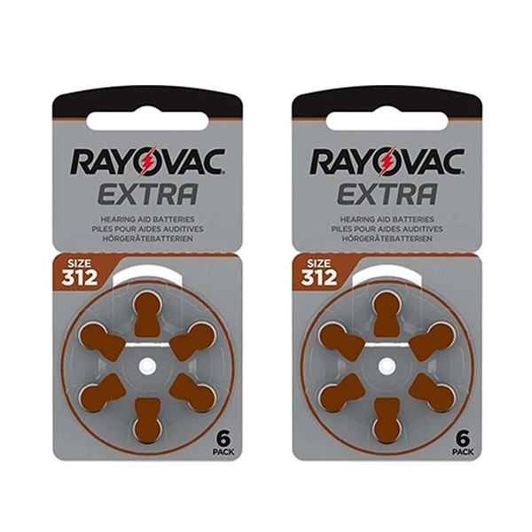 باتری سمعک ریوواک مدل 312 بسته 12 عددی