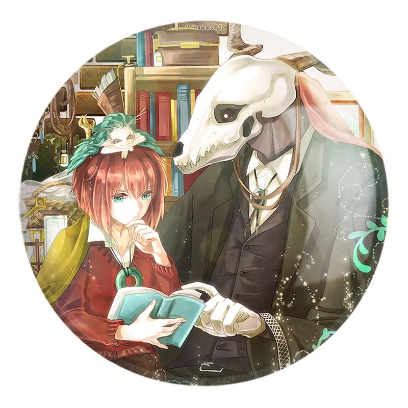 پیکسل خندالو طرح الیاس و چیسه انیمه عروس جادوگر باستانی The Ancient Magus Bride کد 27733 مدل بزرگ