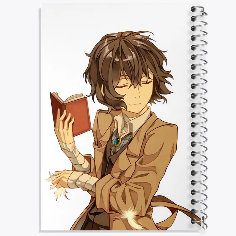 دفتر مشق 100 برگ خندالو طرح دازای انیمه سگ های ولگرد بانگو کد F2483