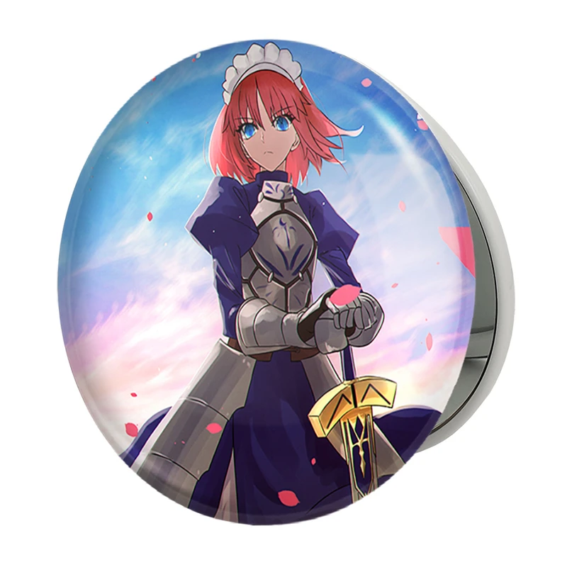 آینه جیبی خندالو طرح بازی تسوکی هیمه‌ (Tsukihime) مدل تاشو کد 34512
