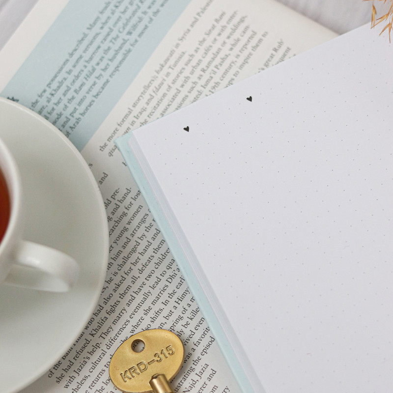 دفتر نقطه ای برگ مدل بولت ژورنال طرح کیوت پالت کد BJ_2508