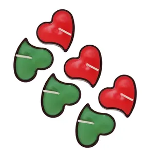 شمع وارمر مدل قلبی مجموعه 6 عددی