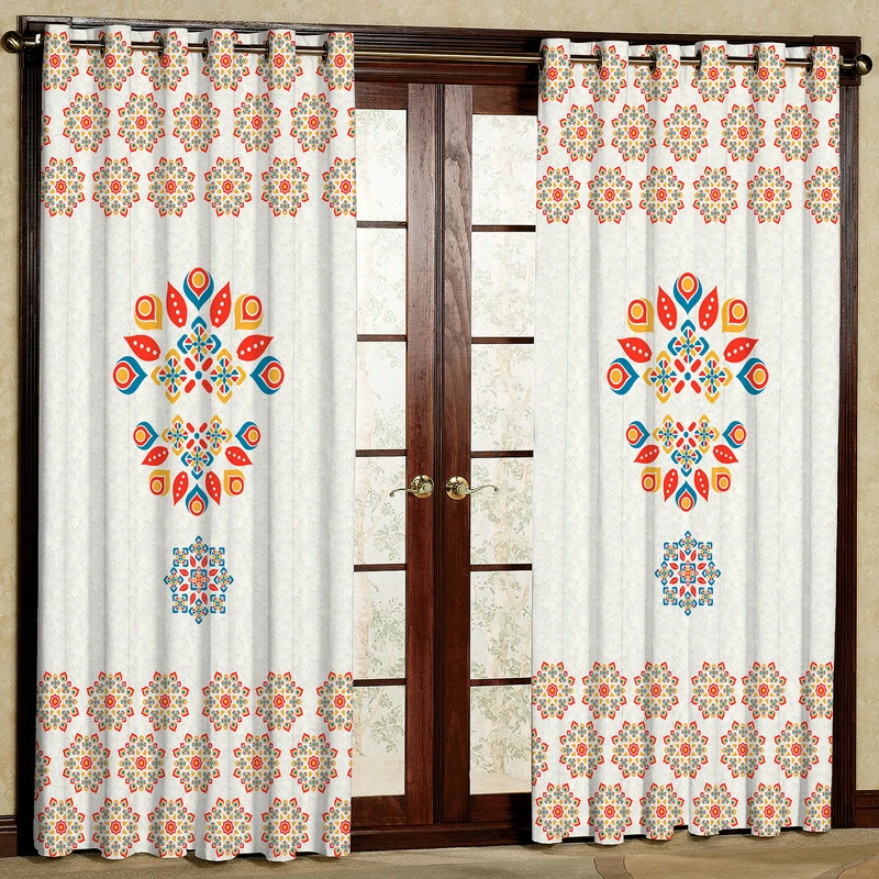 پرده مدل مخمل پانچی کد 1978T2 سایز 200x140 سانتی متر