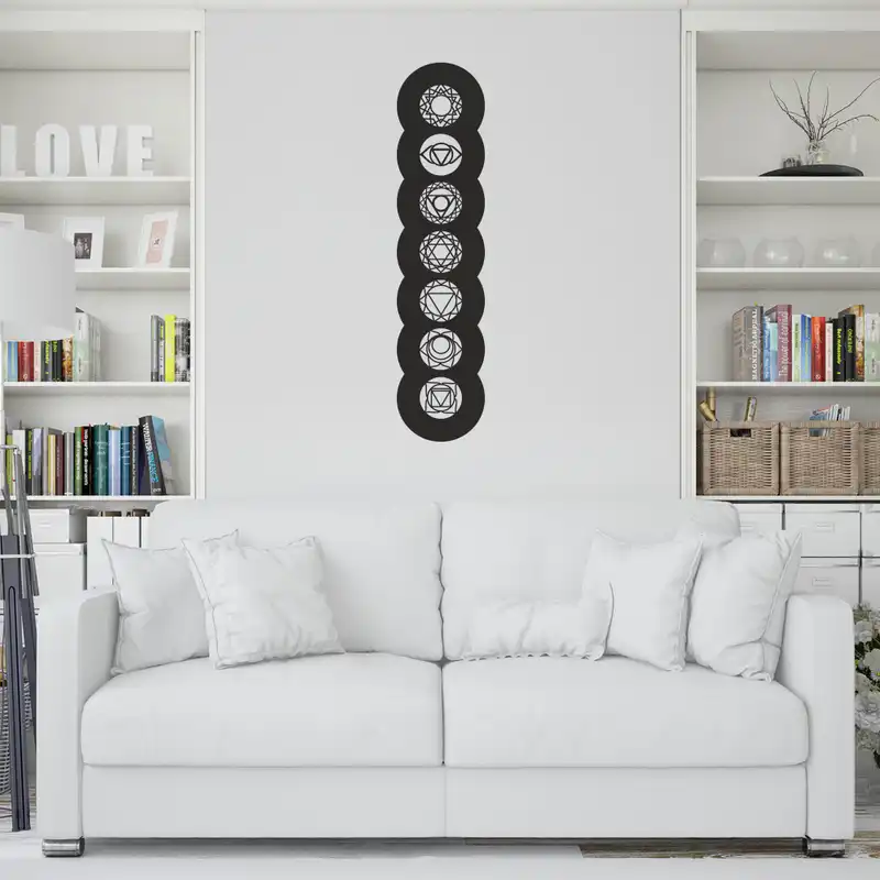 استیکر چوبی طرح چاکرا