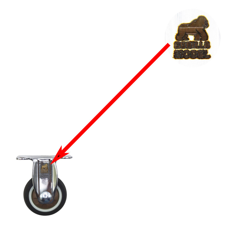 چرخ کفی‌دار مدل گوریلا کد YP-SABET-35MM