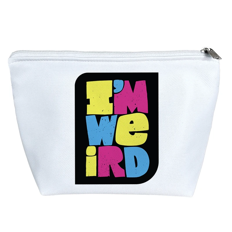 کیف لوازم آرایش دخترانه خندالو مدل من عجیبم کد 9363