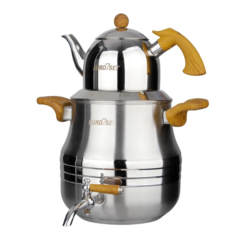 ست کتری و قوری یوروست مدل 2207 گنجایش کتری 6 لیتر گنجایش قوری 1 لیتر