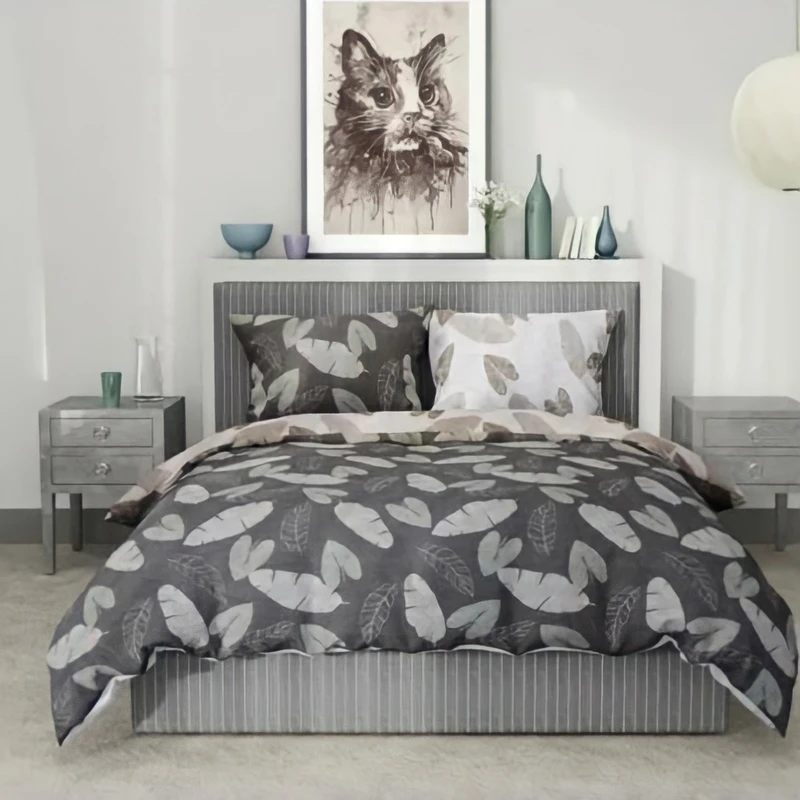 سرویس خواب مدل برگ سبز کد 001 دو نفره 6 تکه