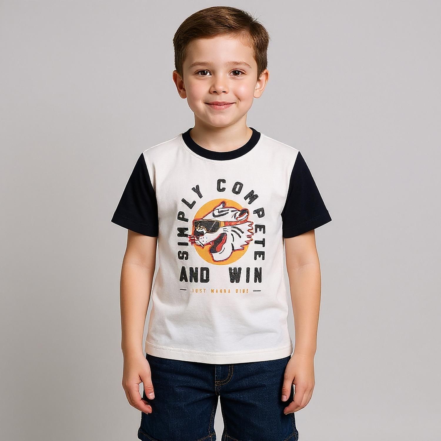 تی شرت آستین کوتاه پسرانه ایزی دو مدل 16026338 -  - 1