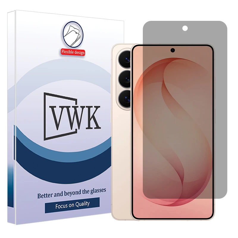 محافظ صفحه نمایش حریم شخصی وی دبلیو کی مدل هیدروژلی مناسب برای گوشی موبایل سامسونگ Galaxy S26 Ultra