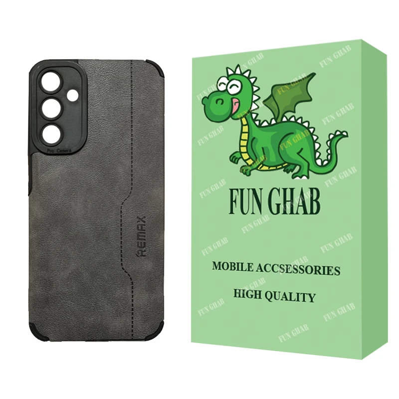 کاور فان قاب مدل چرم مناسب برای گوشی موبایل سامسونگ Galaxy A15 4G / 5G