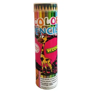 مداد 24 رنگ اسکای مدل Cylinder-Giraffe