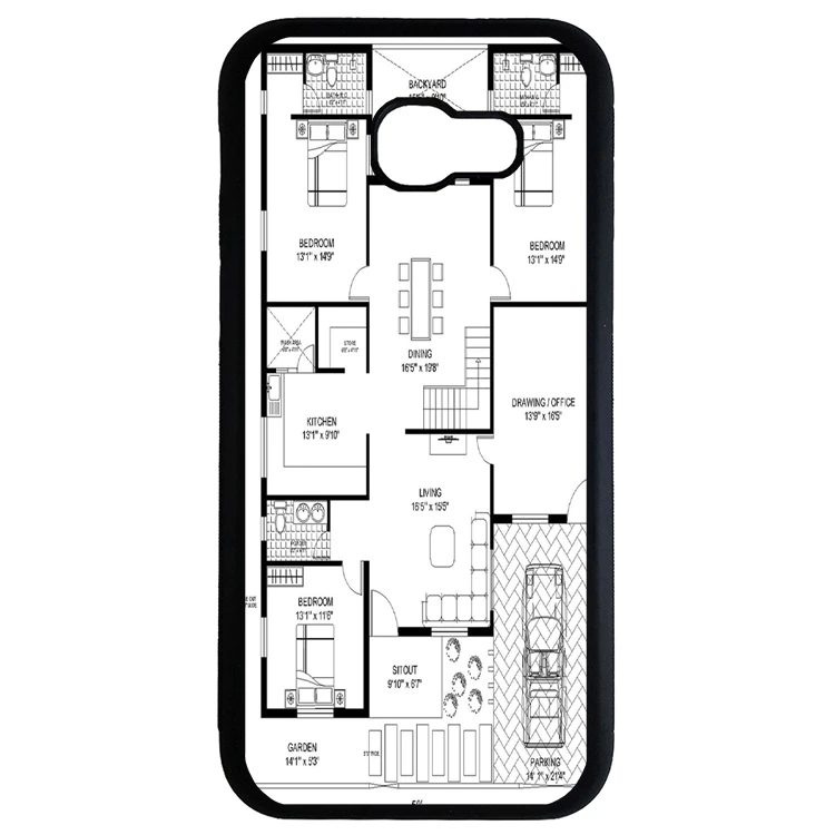 کاور طرح نقشه جهان مناسب برای گوشی موبایل سامسونگ galaxy a7 2017