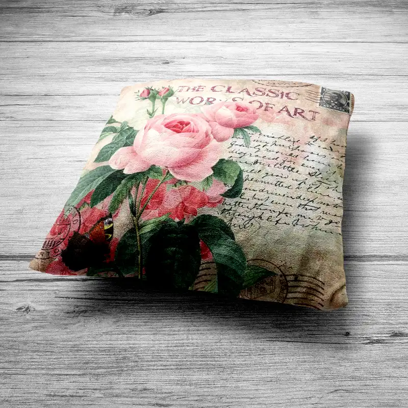 کاور کوسن طرح گل مدل co557