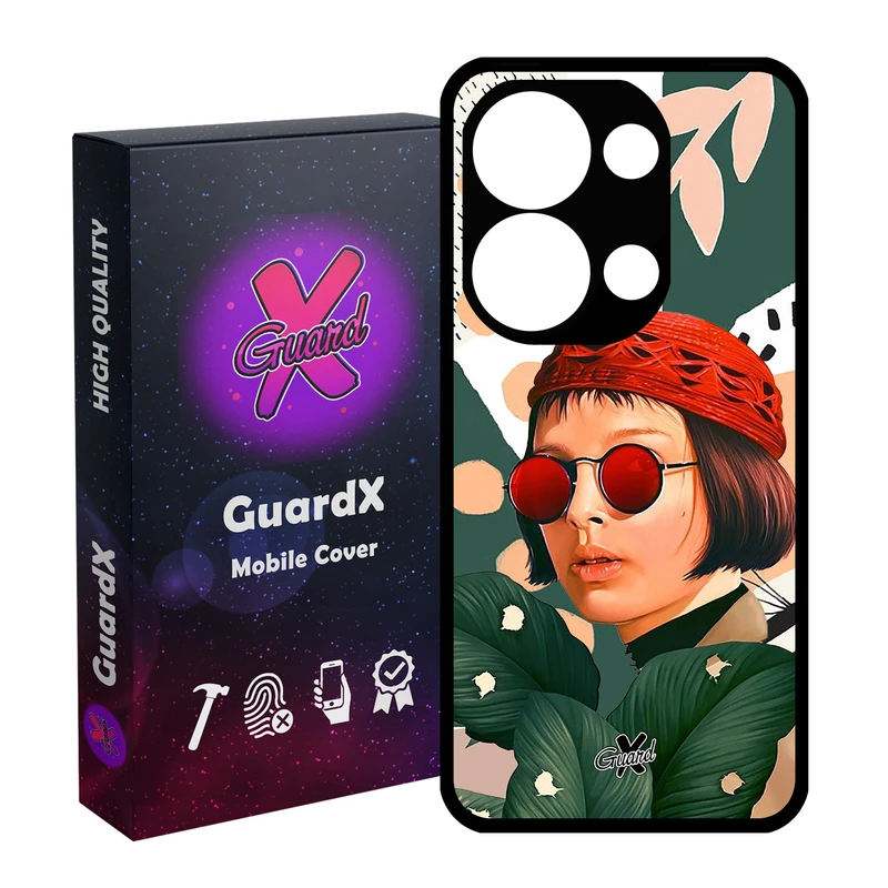 کاور گارد ایکس طرح ماتیلدا مدل Glass10341 مناسب برای گوشی موبایل شیائومی Poco X6 5G / Note 13 Pro 5G