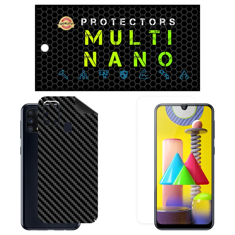 محافظ صفحه نمایش مولتی نانو مدل X-SFC مناسب برای گوشی موبایل سامسونگ Galaxy M31 Prime به همراه برچسب پوششی