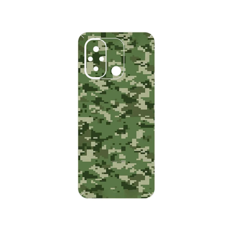 برچسب پوششی ماهوت مدل Army_Green_Pixel مناسب برای گوشی موبایل شیائومی Redmi 12C