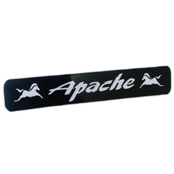 برچسب تابلو جلو موتور سیکلت وارون مدل A-105-BLK مناسب برای آپاچی