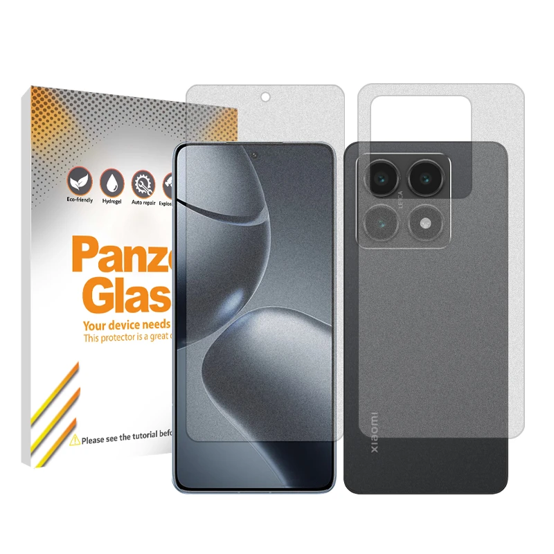 محافظ صفحه نمایش مات پنزر گلس مدل Resistant مناسب برای گوشی موبایل شیائومی 14T به همراه محافظ پشت گوشی