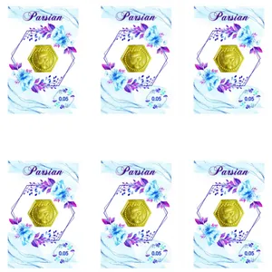 شمش طلا 18 عیار مدل تولد کد N19 مجموعه 6 عددی