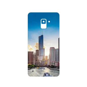 MAHOOT City of Chicago Cover Sticker for Samsung Galaxy A8 Plus 2018