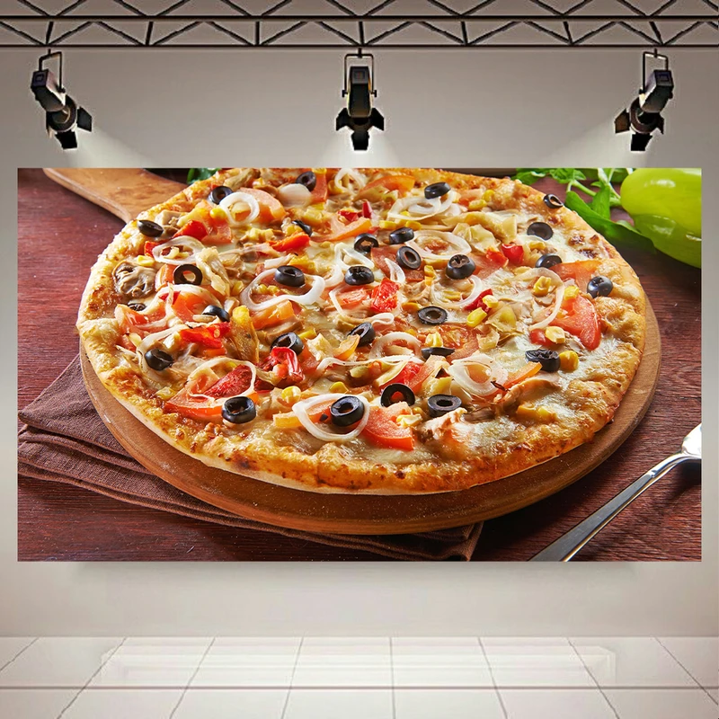 پوستر مدل بک لایت طرح فست فود پیتزا کد AR6500