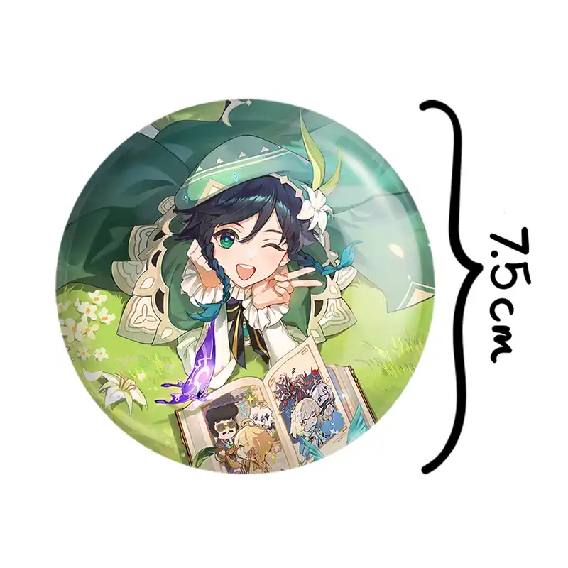 آینه جیبی خندالو مدل بازی گنشین ایمپکت Genshin Impact کد 25667