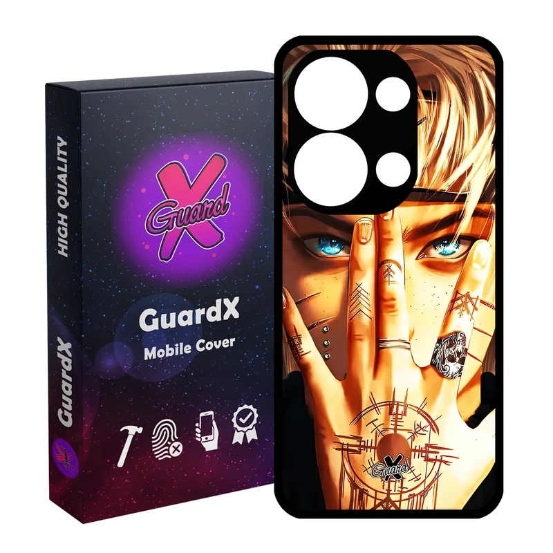 کاور گارد ایکس طرح Naruto Anime مدل Glass10452 مناسب برای گوشی موبایل شیائومی Poco X6 5G / Note 13 Pro 5G