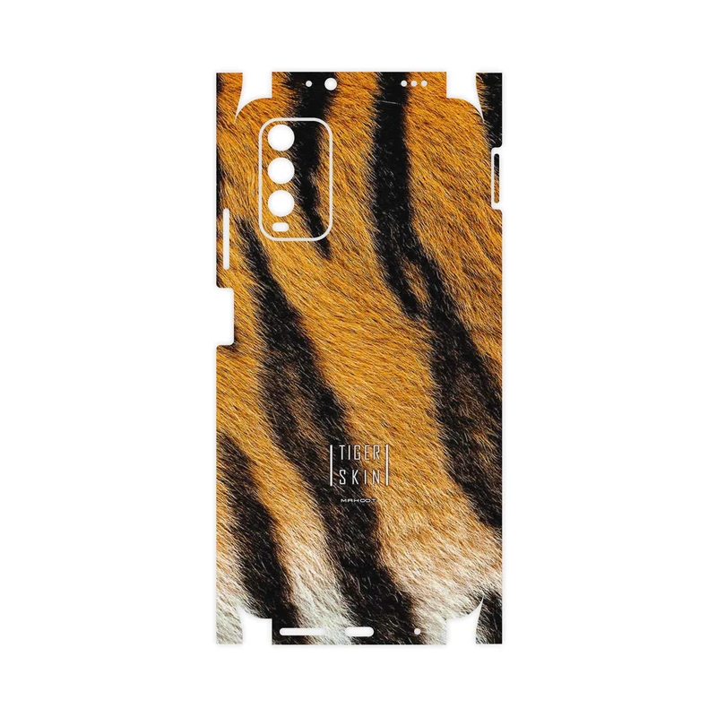 برچسب پوششی ماهوت مدل Tiger Skin-FullSkin مناسب برای گوشی موبایل شیائومی Redmi 9T